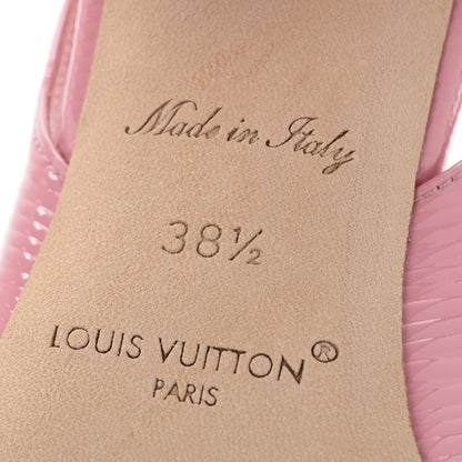 Louis Vuitton Electric Epi Shake Slingback Pumps 38.5 Pink 7 of 9