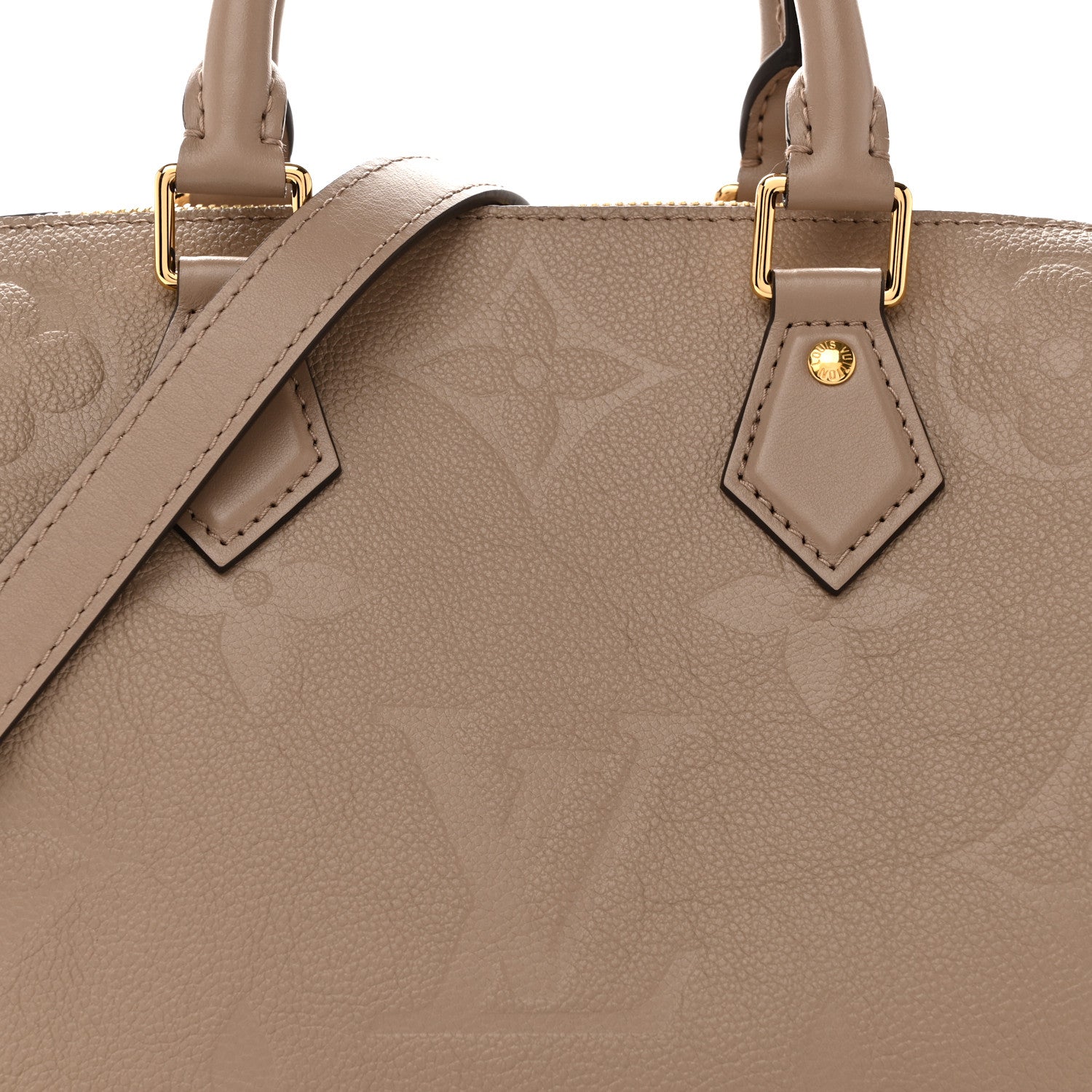Louis Vuitton Empreinte Monogram Giant Speedy Bandouliere 25 Tourterelle 7 of 9