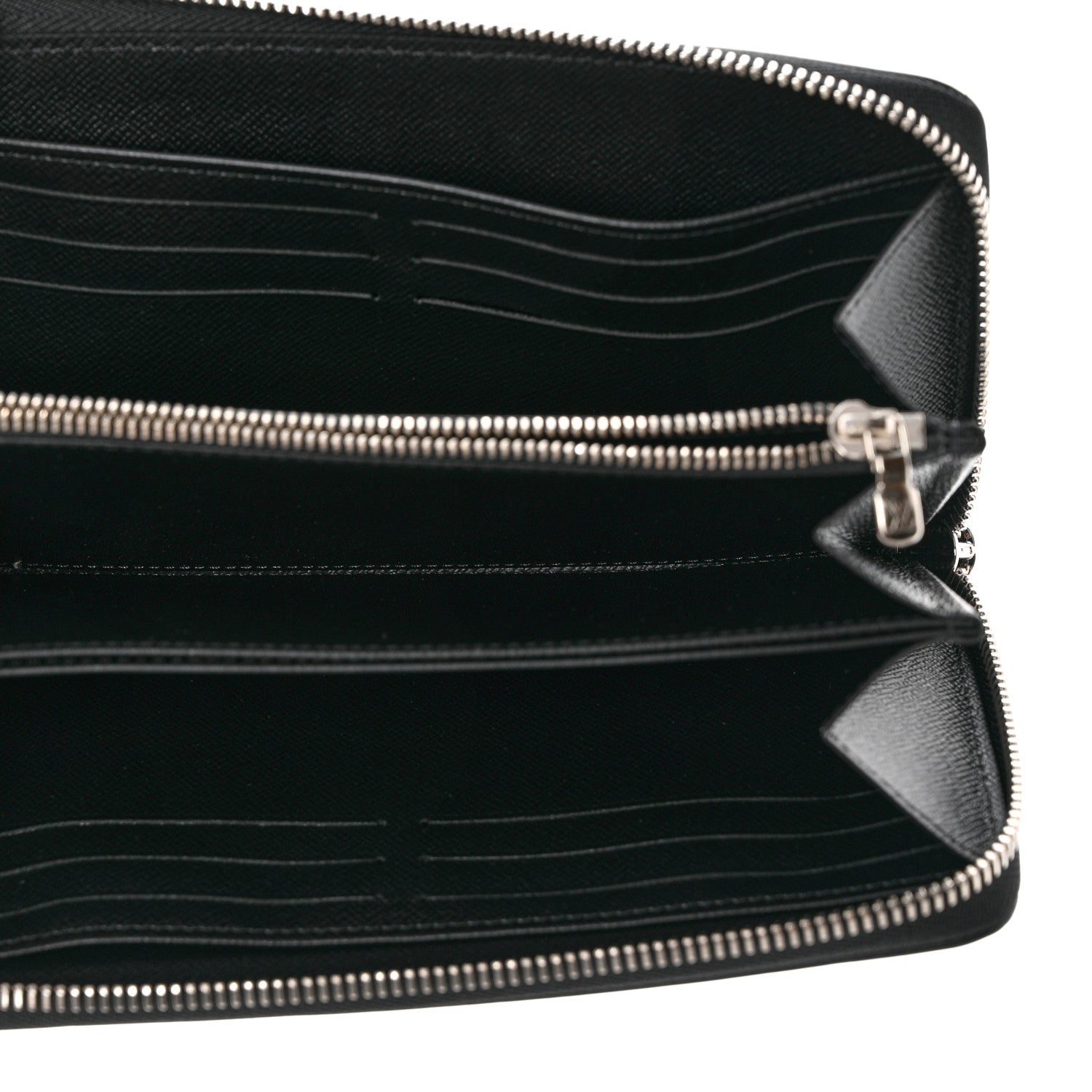 Louis Vuitton Epi LV Stories Zippy Wallet Black 5 of 7