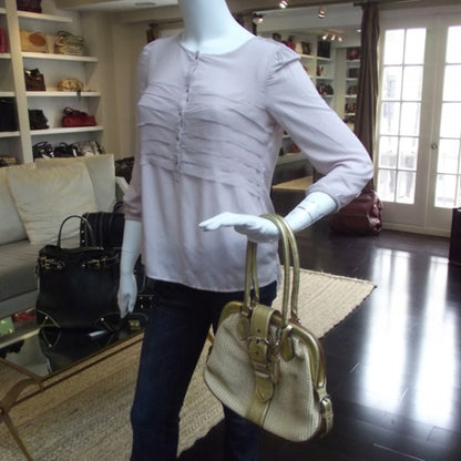Prada Paglia Straw Leather 2 of 11