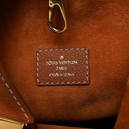 Louis Vuitton Grained Calfskin Low Key Hobo PM Cognac 6 of 10