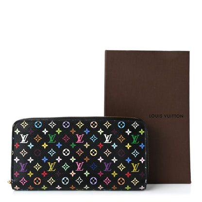 Louis Vuitton Monogram Multicolor Zippy Wallet Black Grenade 8 of 8