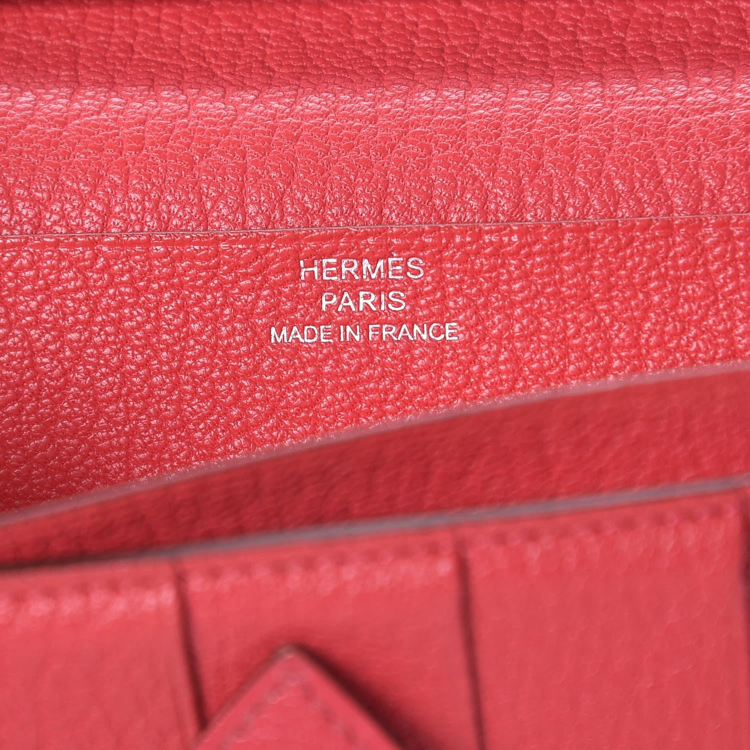 Hermes Chevre Mysore Bearn Gusset Wallet Bougainvillea 6 of 9
