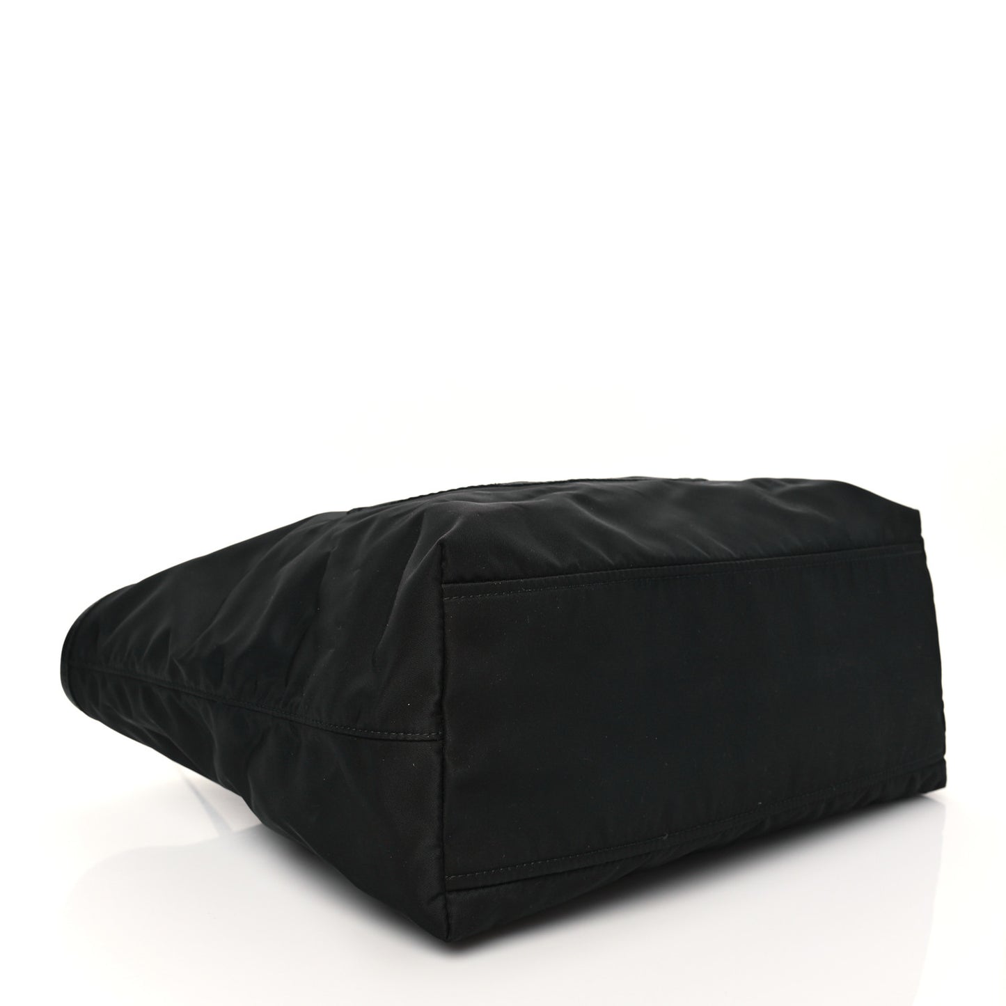 Tessuto Nylon Logo Tote Black