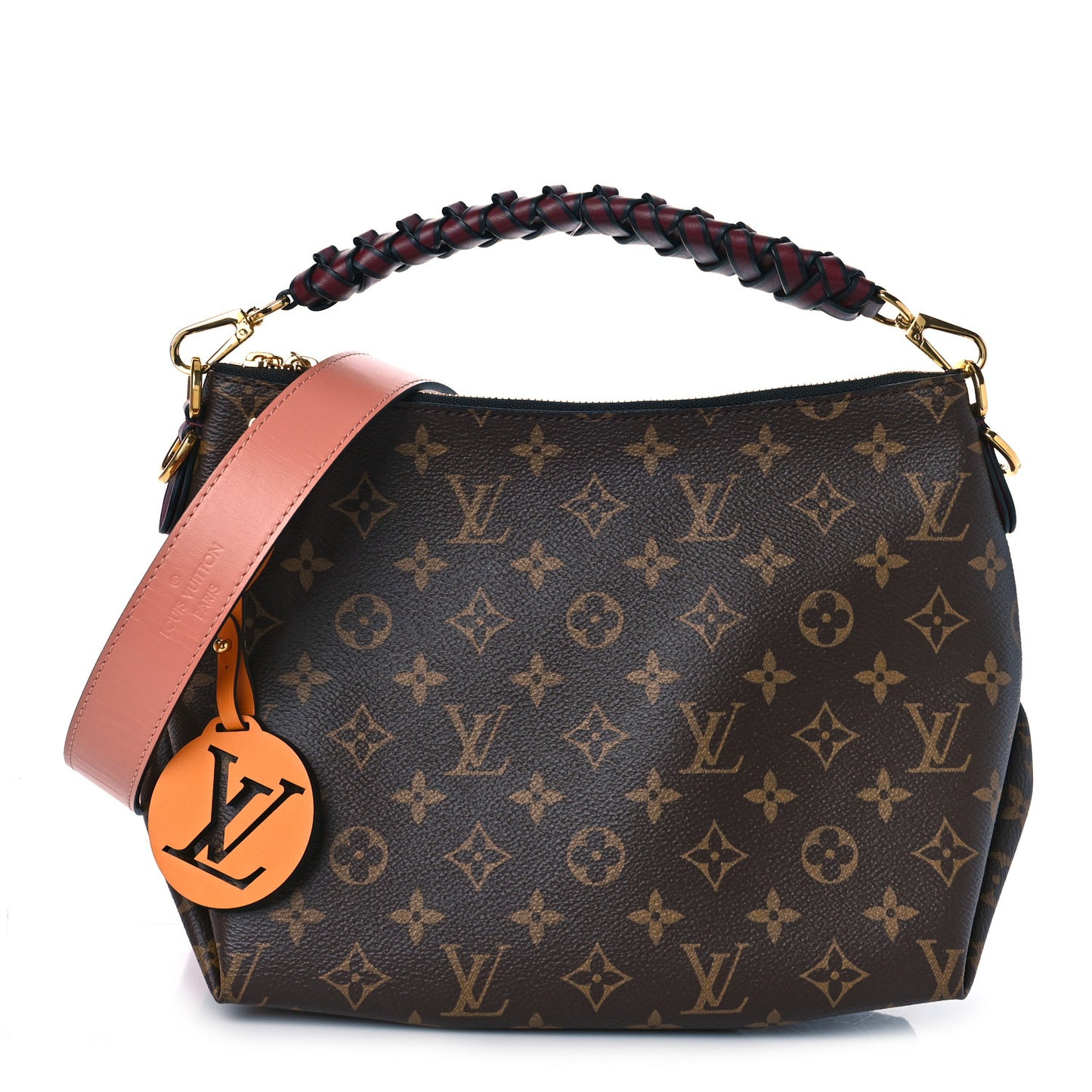 Monogram Beaubourg Hobo Mini Bordeaux Red Peach Safran Blue Jean Blue