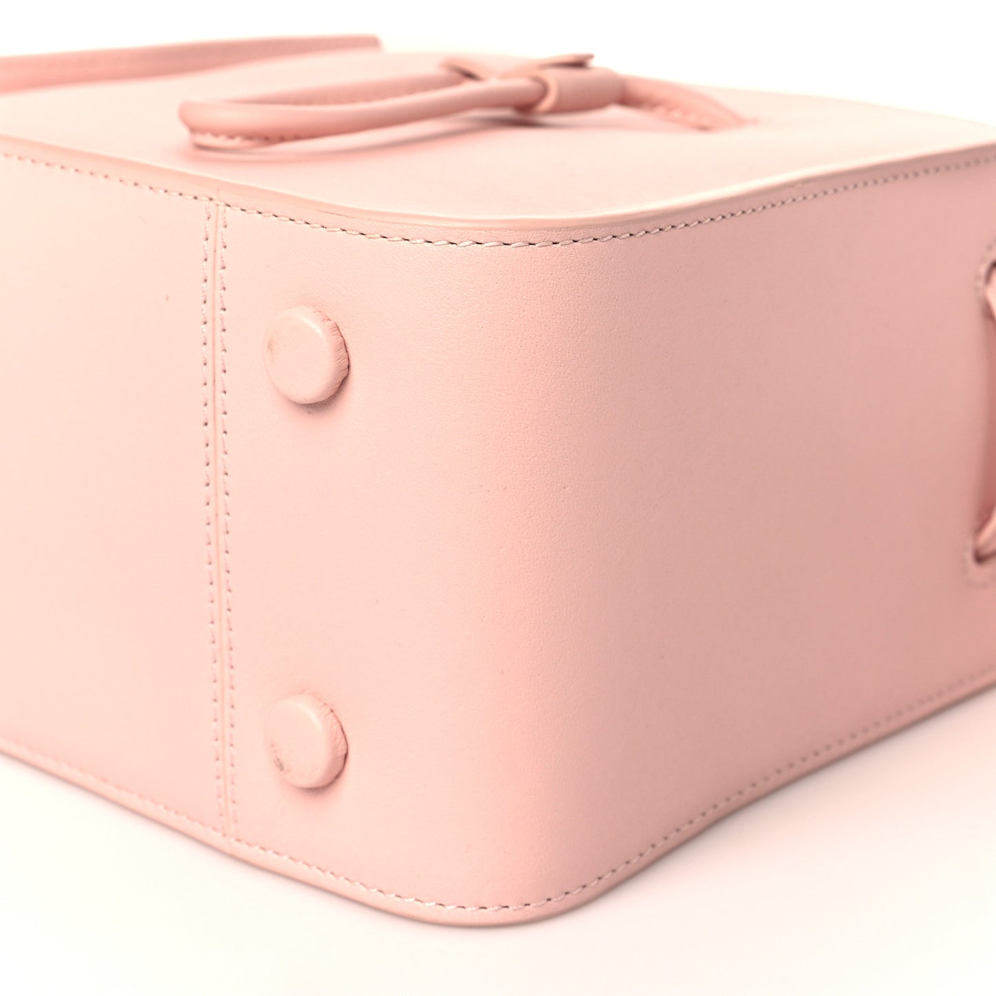 Smooth Calfskin Mini Soleil Bucket Bag Light Pink
