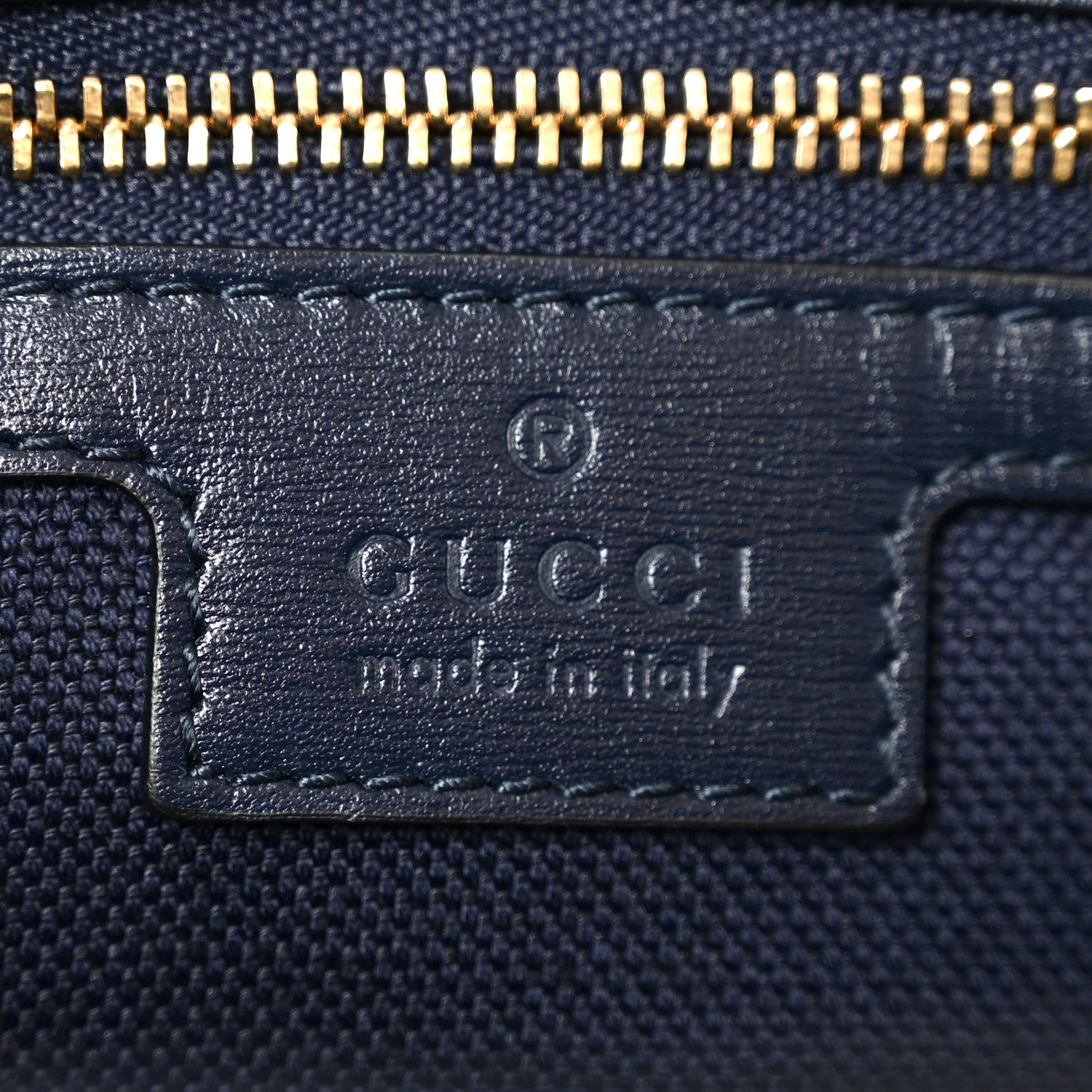 Gucci GG Monogram Denim Small Luce Shoulder Bag Blue 6 of 10