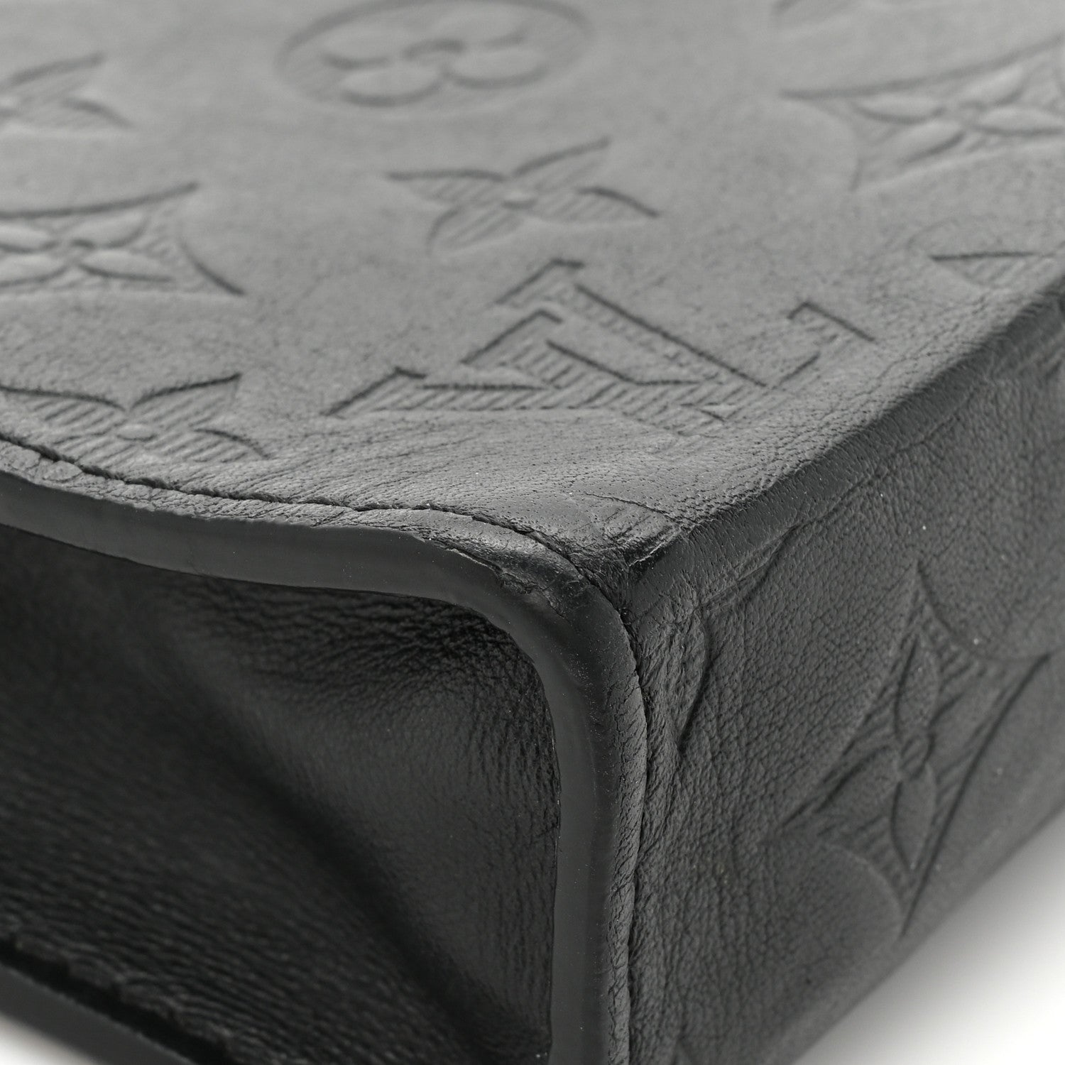 Louis Vuitton Calfskin Monogram Shadow Gaston Wearable Wallet 12 of 15