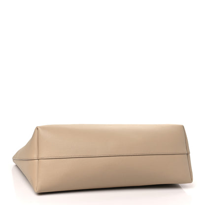 Saint Laurent Calfskin Large Shopping Tote Dark Toffee 5 of 10