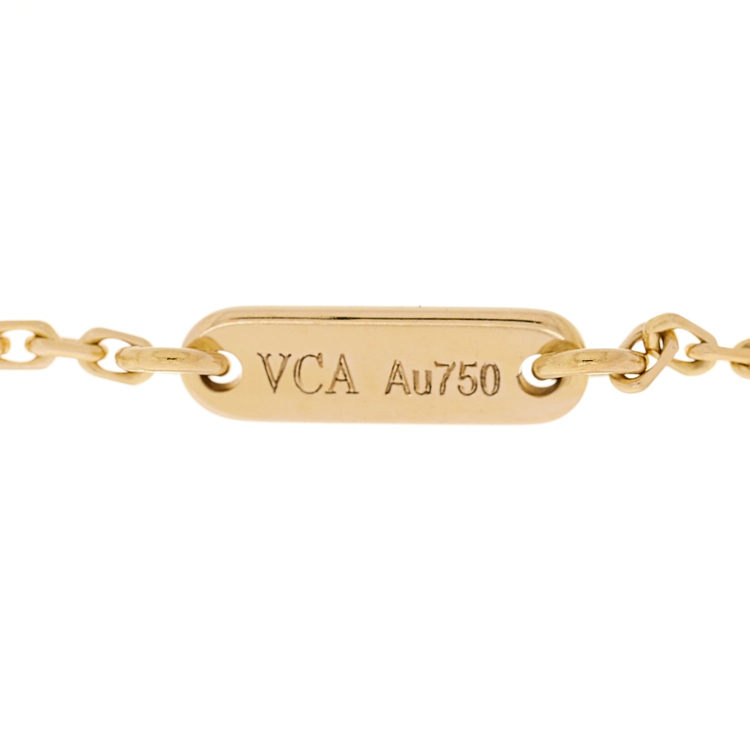Van Cleef & Arpels 18K Yellow Gold Mother of Pearl Sweet Alhambra Butterfly Bracelet 5 of 6
