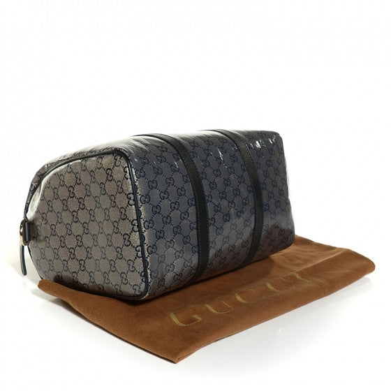 Crystal Monogram Medium Joy Boston Black