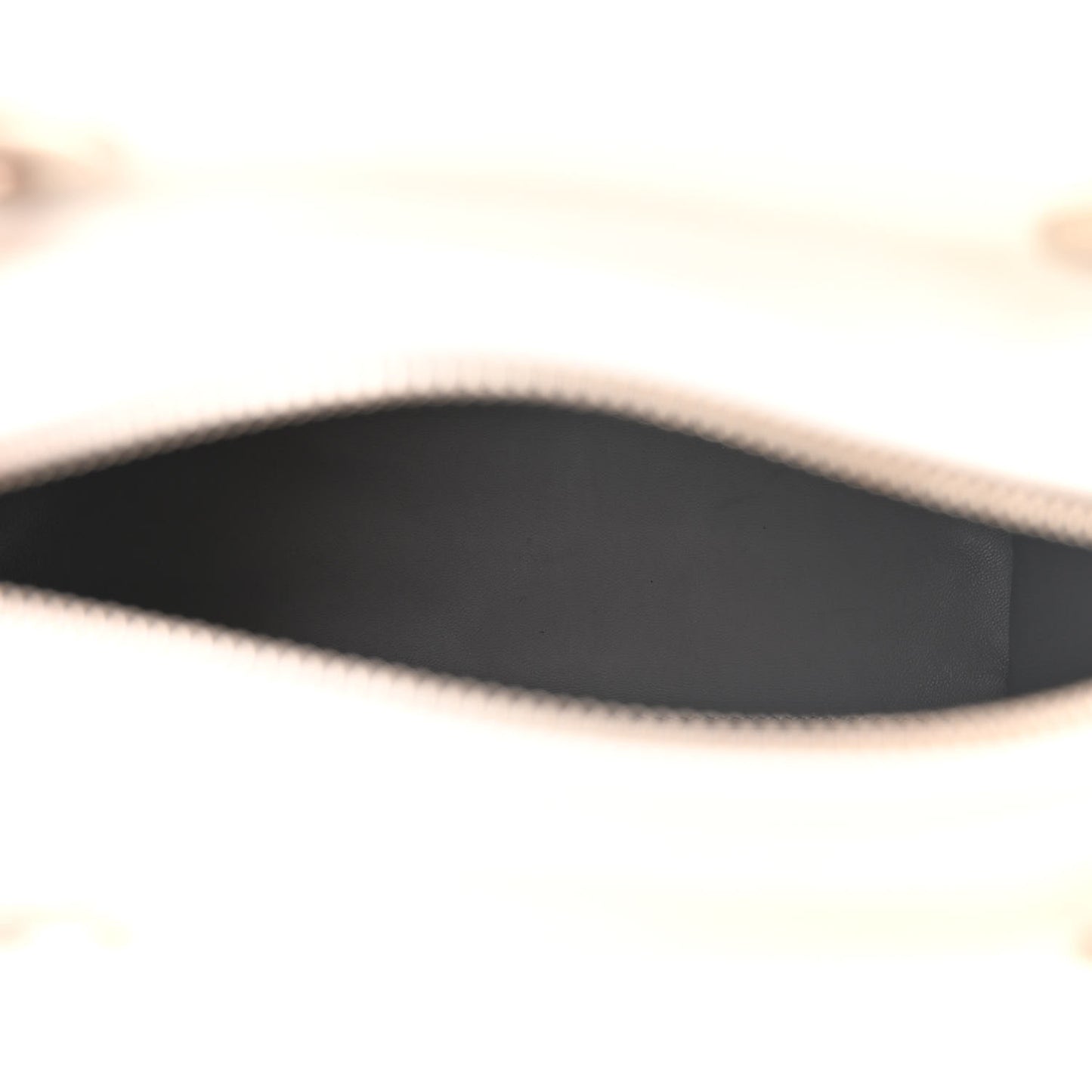 Calfskin Metal Embellished Medium Lady Dior White