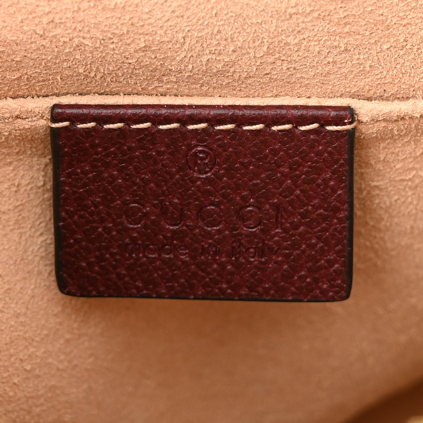 Textured Calfskin Web Small Ophidia Dome Shoulder Bag Vintage Bordeaux