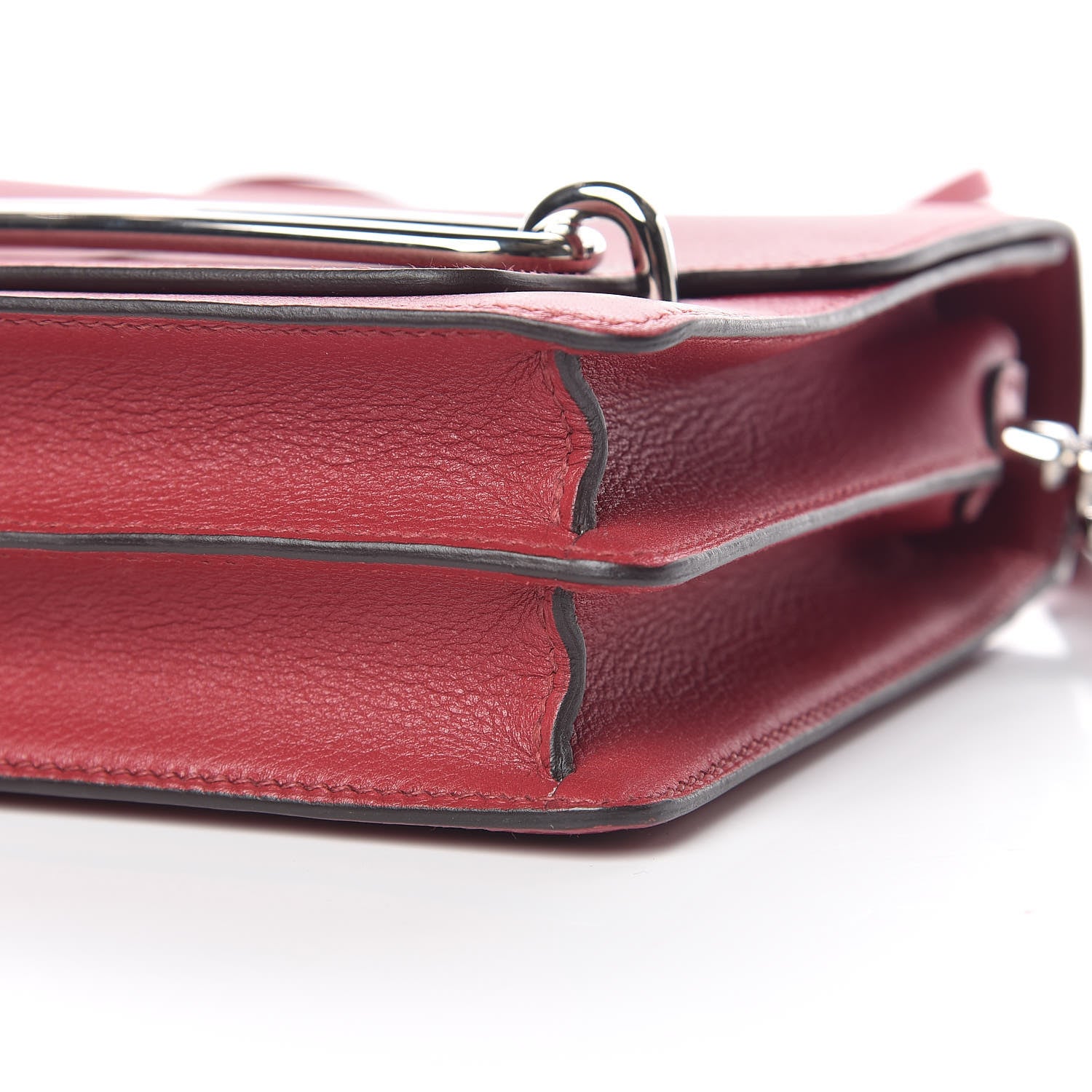 Hermes Evercolor Mini Sac Roulis Rouge Grenat 8 of 9
