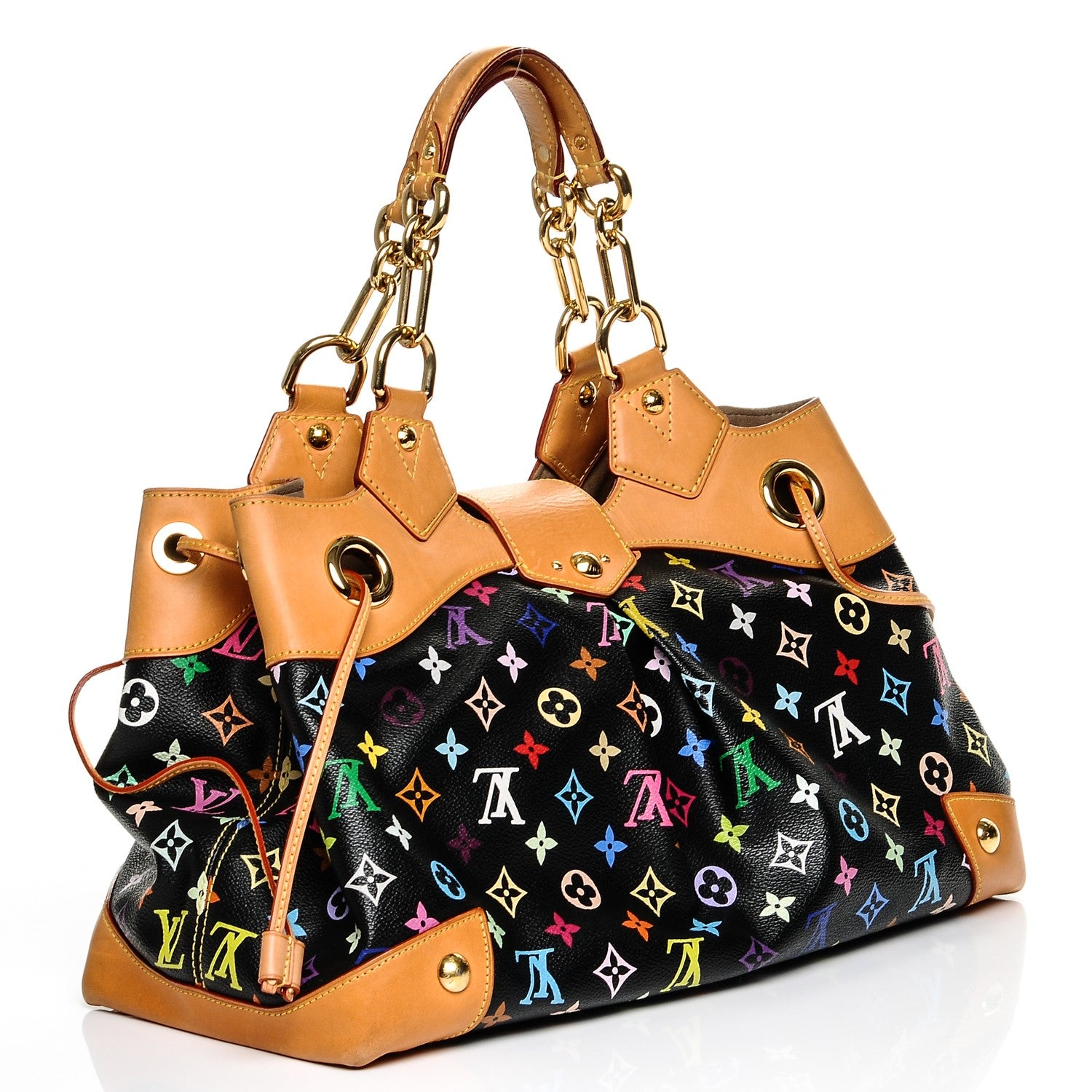 Louis Vuitton Monogram Multicolor Ursula Black 3 of 8