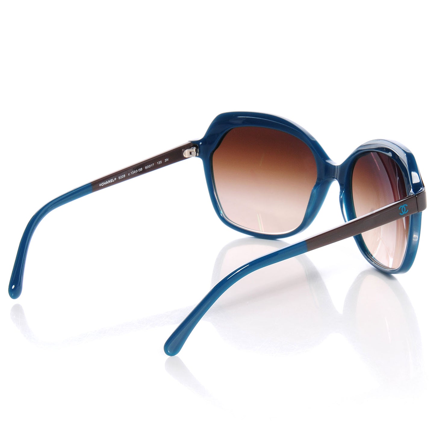 Bi-Color CC Sunglasses 5228 Blue Brown