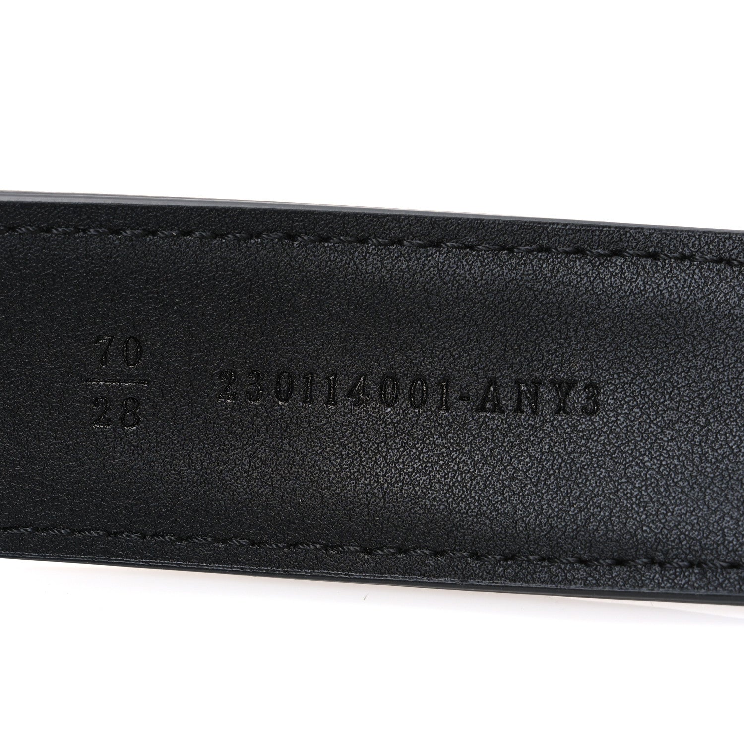 Fendi X MARC JACOBS Canvas Vitello King FF Belt 70 28 Black White 6 of 6