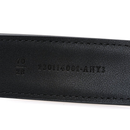 Fendi X MARC JACOBS Canvas Vitello King FF Belt 70 28 Black White 6 of 6