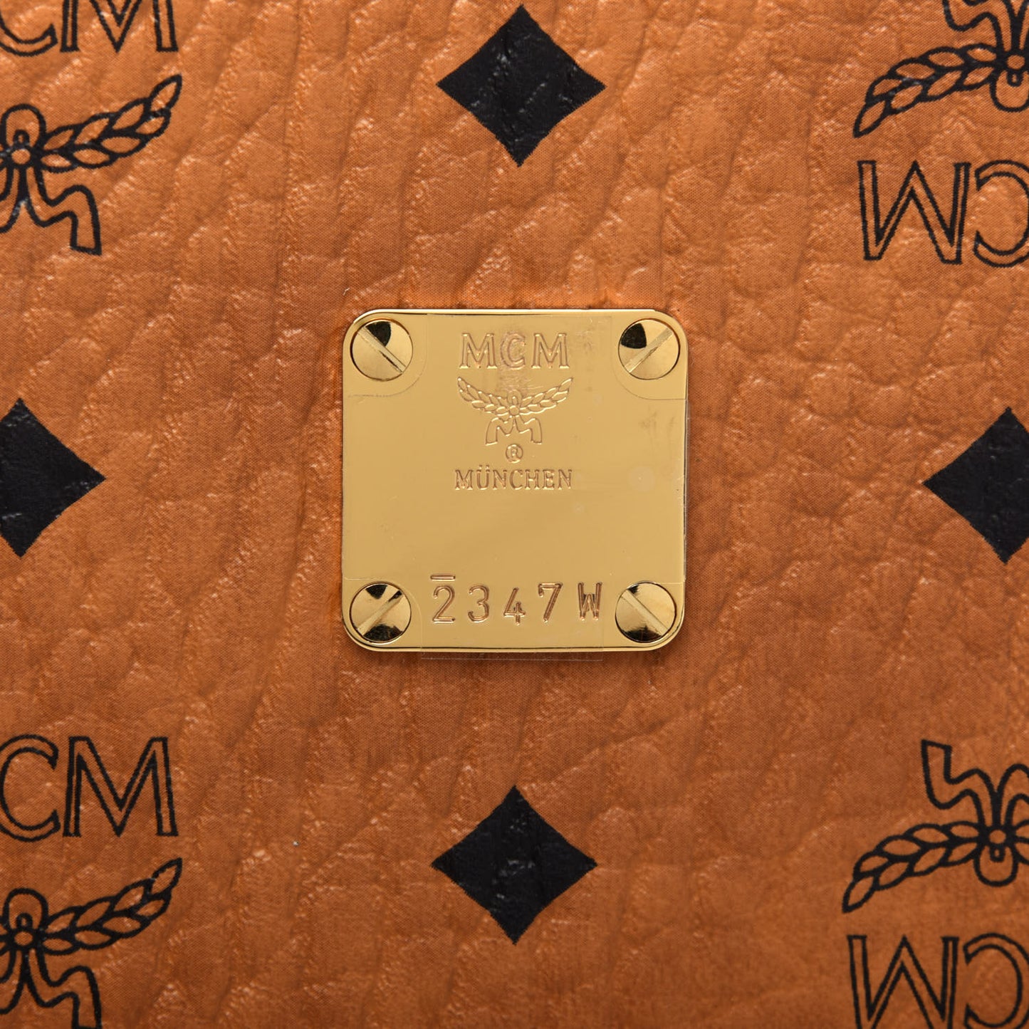 Visetos Crossbody Camera Bag Cognac