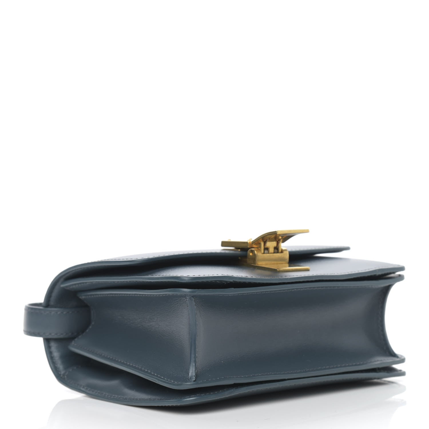 Celine Box Calfskin Small Classic Box Flap Bag Petrol 3 of 12