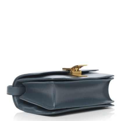 Celine Box Calfskin Small Classic Box Flap Bag Petrol 3 of 12