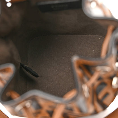 Fendi Vitello Liberty F is Fendi FF Embossed Mini Mon Tresor Bucket Bag Tobacco Black 5 of 14