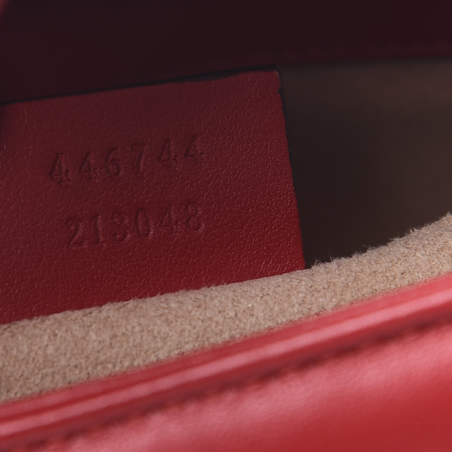 Gucci Calfskin Matelasse Mini GG Marmont Shoulder Bag Hibiscus Red 6 of 10