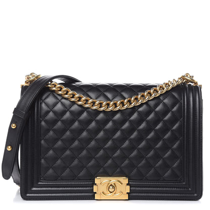 Chanel Calfskin Quilted New Medium Boy Flap Black 1 of 10