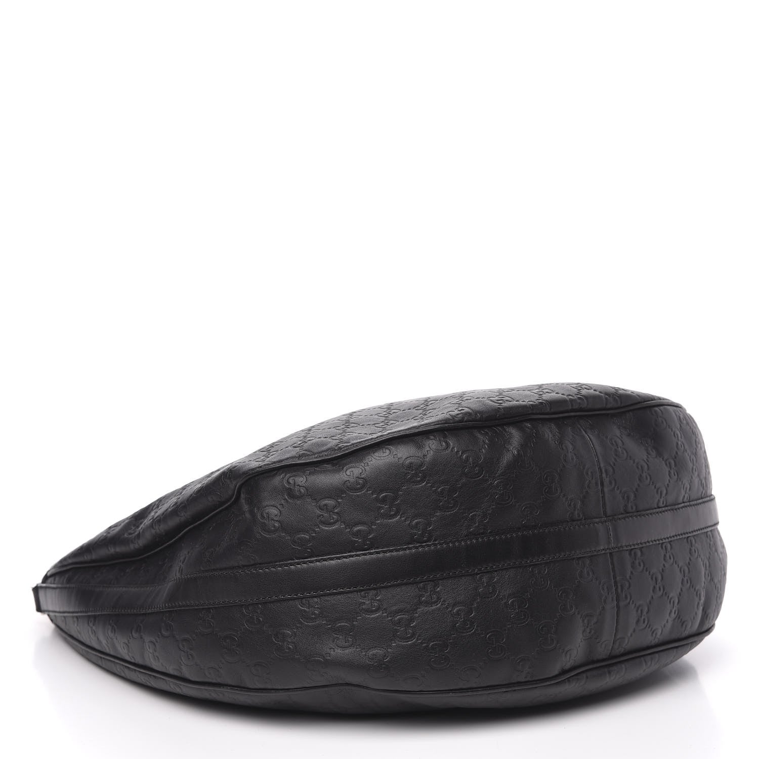 Gucci Guccissima Large GG Twins Hobo Black 4 of 11