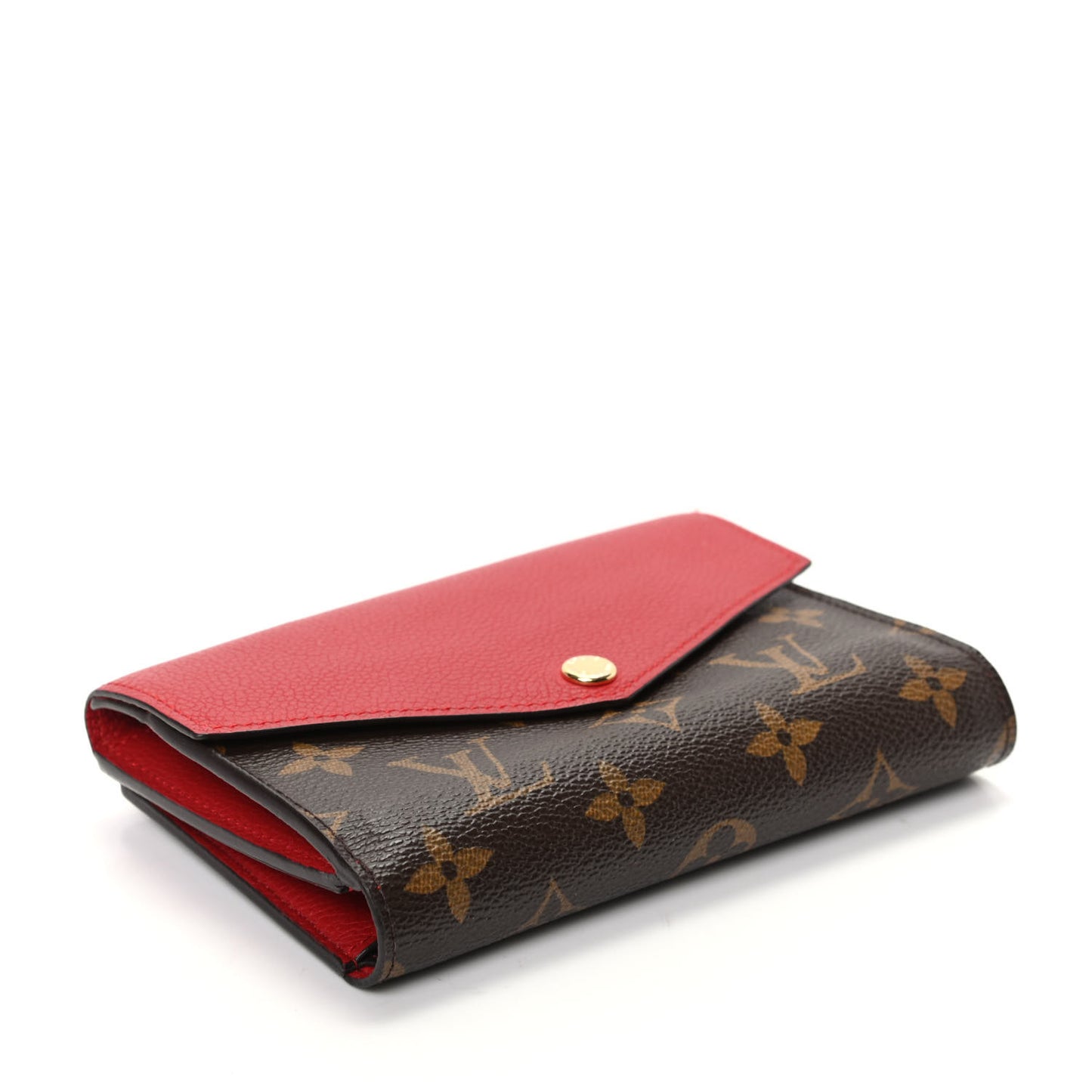 Monogram Pallas Compact Wallet Cherry