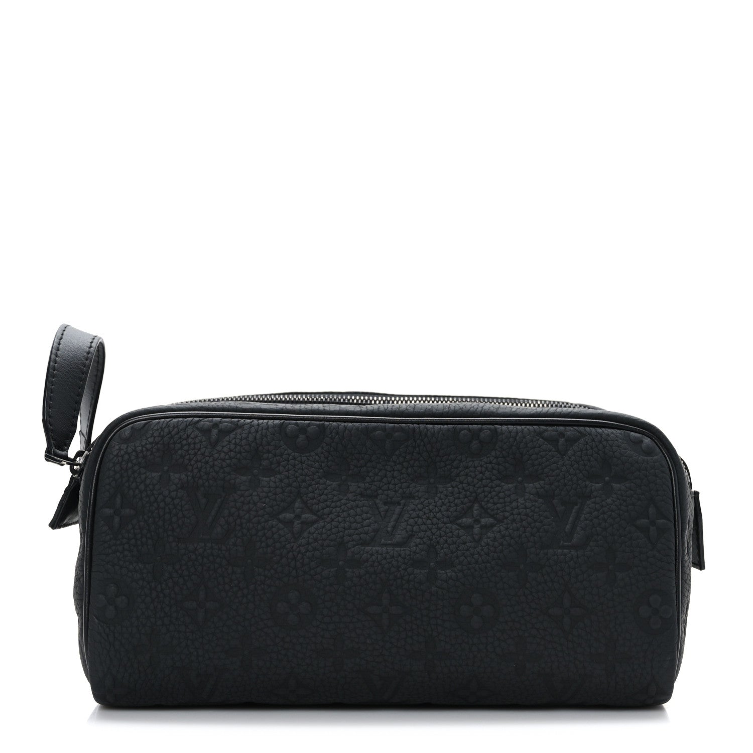 Louis Vuitton Taurillon Monogram Dopp Kit Toilet Pouch Black 1 of 10