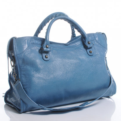 Balenciaga Agneau City Bleu 13 of 20