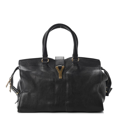 Saint Laurent Sheepskin Medium Cabas ChYc Black 1 of 9