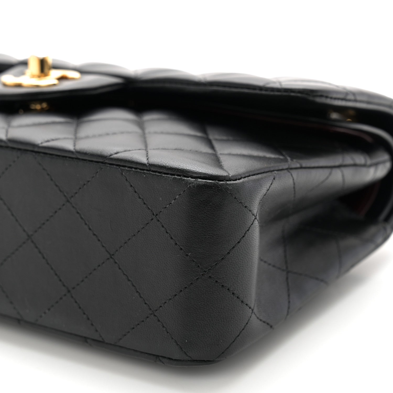 Chanel Lambskin Quilted Small Double Flap Black 10 of 10
