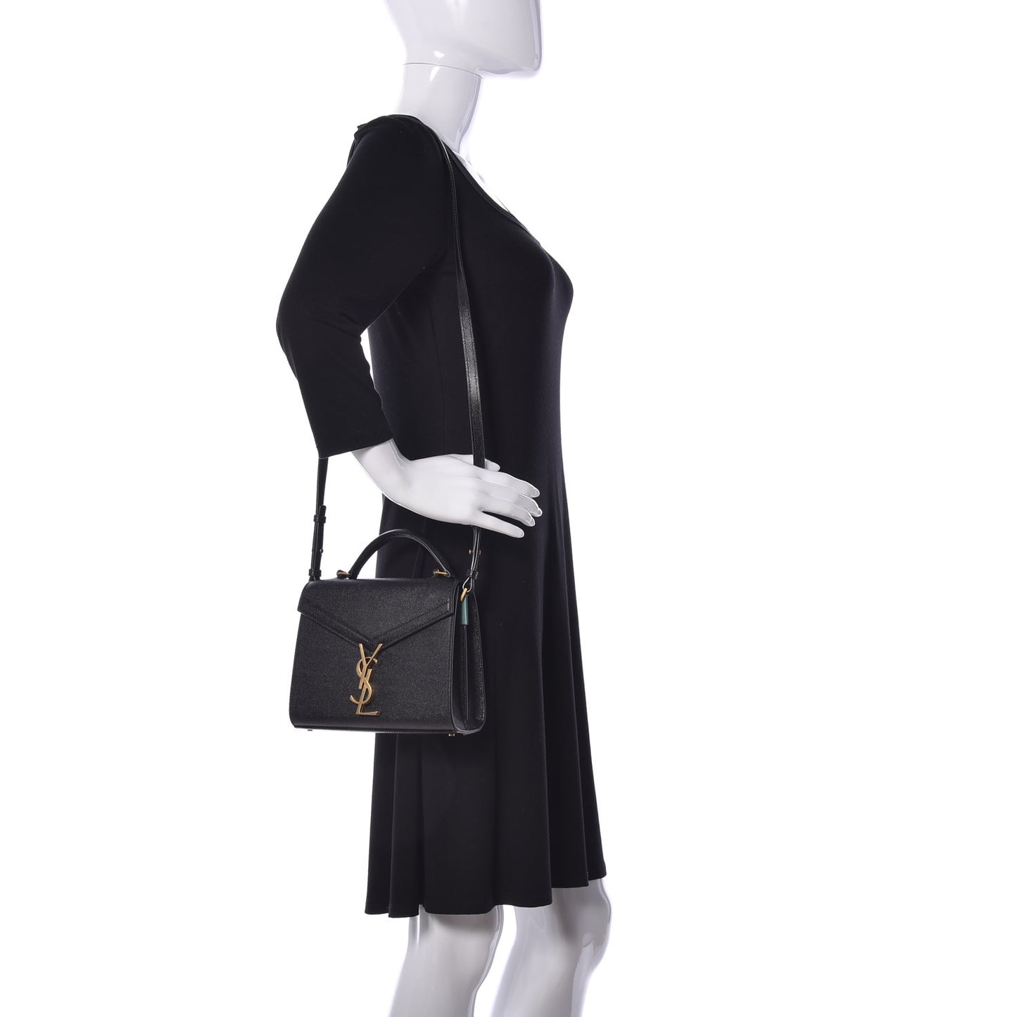 Grain de Poudre Mini Classic Monogram Cassandra Top Handle Black