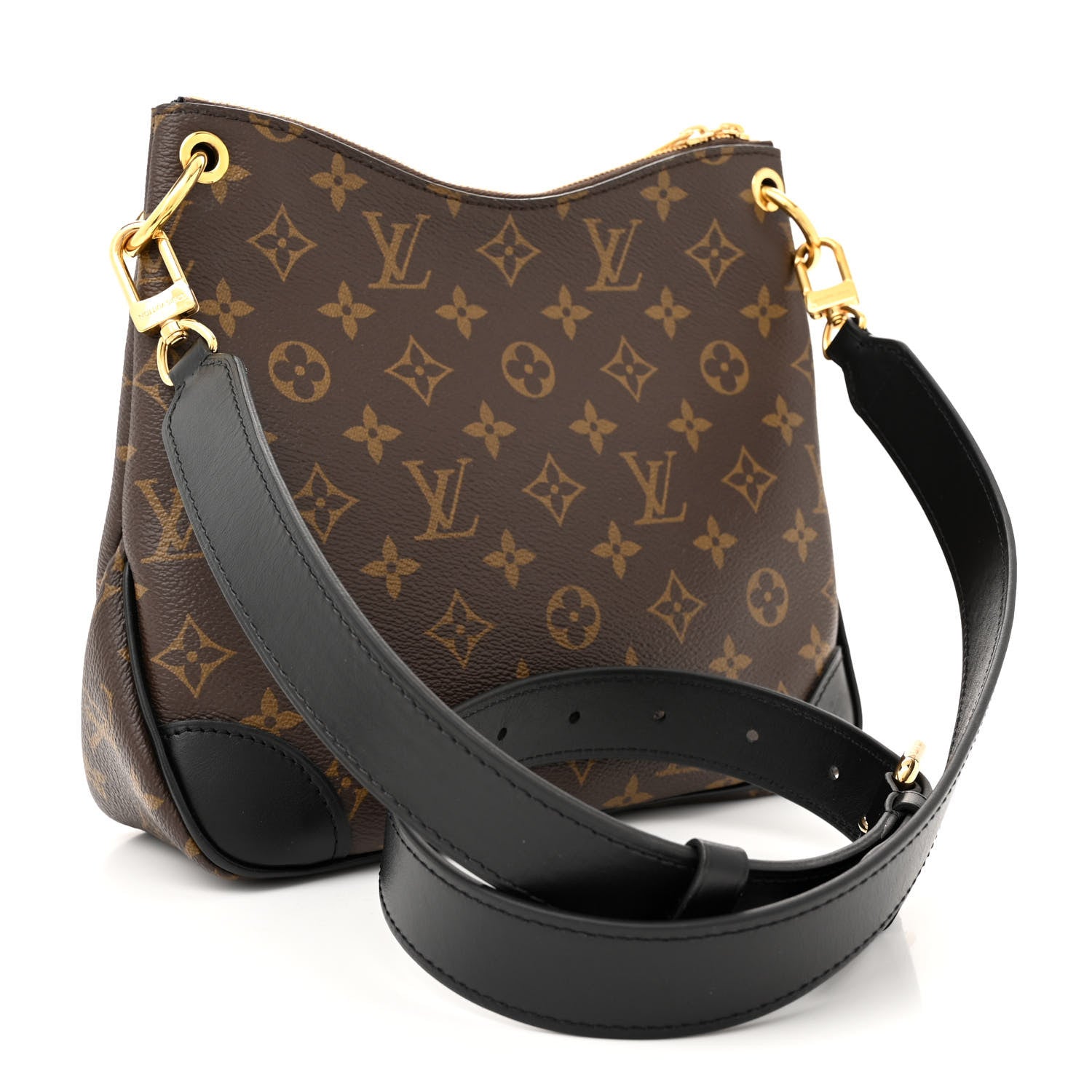 Louis Vuitton Monogram Odeon PM Black 3 of 9