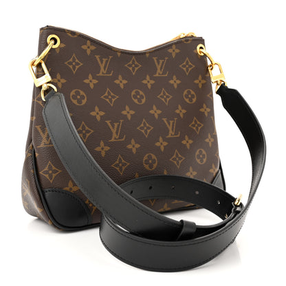 Louis Vuitton Monogram Odeon PM Black 3 of 9