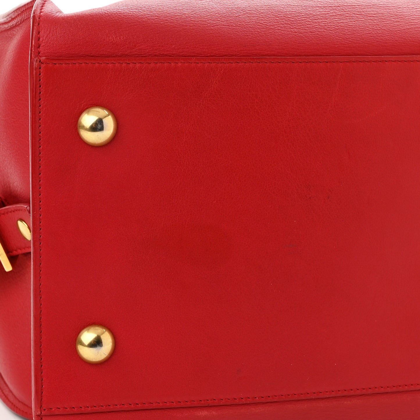 Calfskin Medium Classic Y Cabas Red