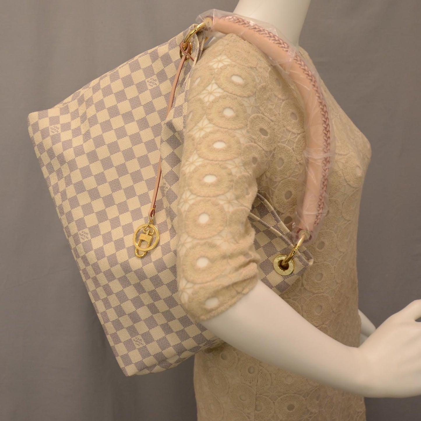 Damier Azur Artsy MM