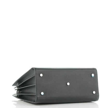Saint Laurent Grained Calfskin Small Sac De Jour Black 3 of 7