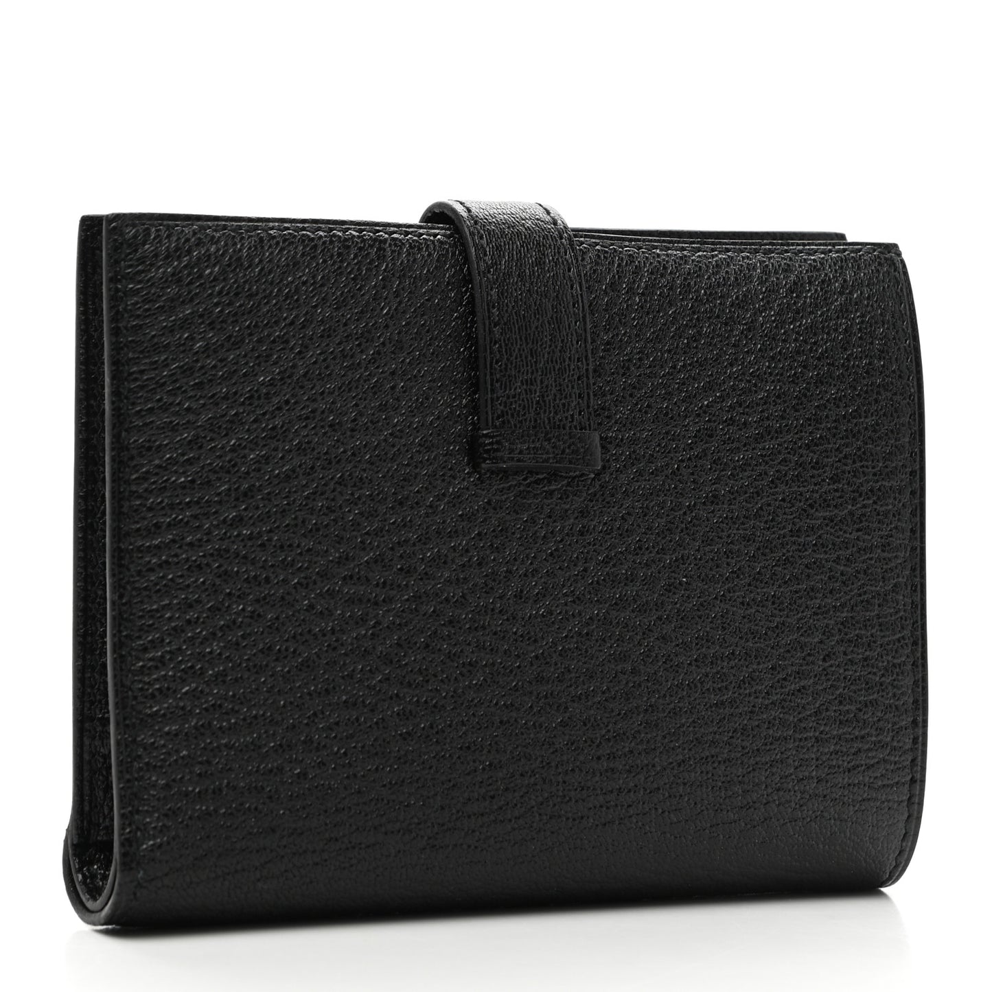 Chevre Mysore Bearn Compact Wallet Black