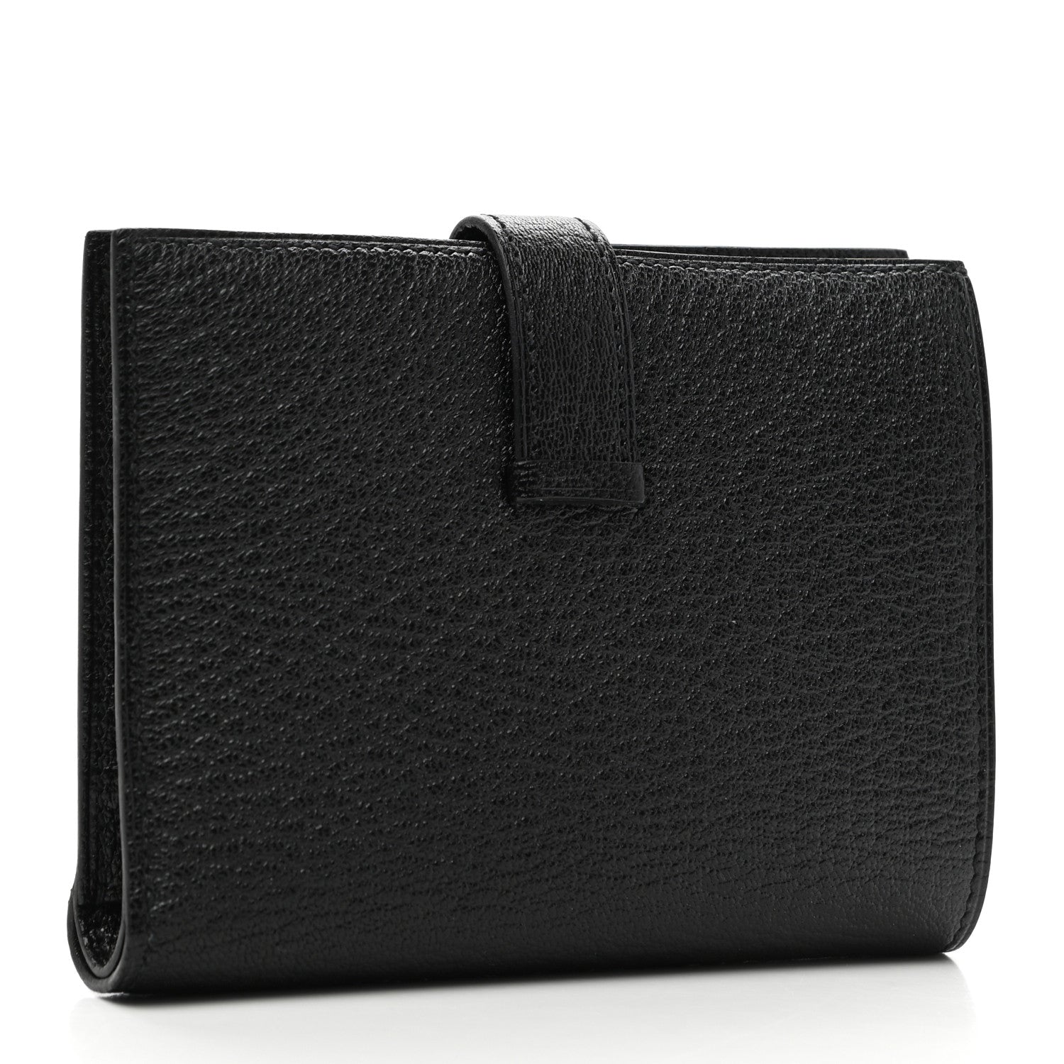 Hermes Chevre Mysore Bearn Compact Wallet Black 3 of 7