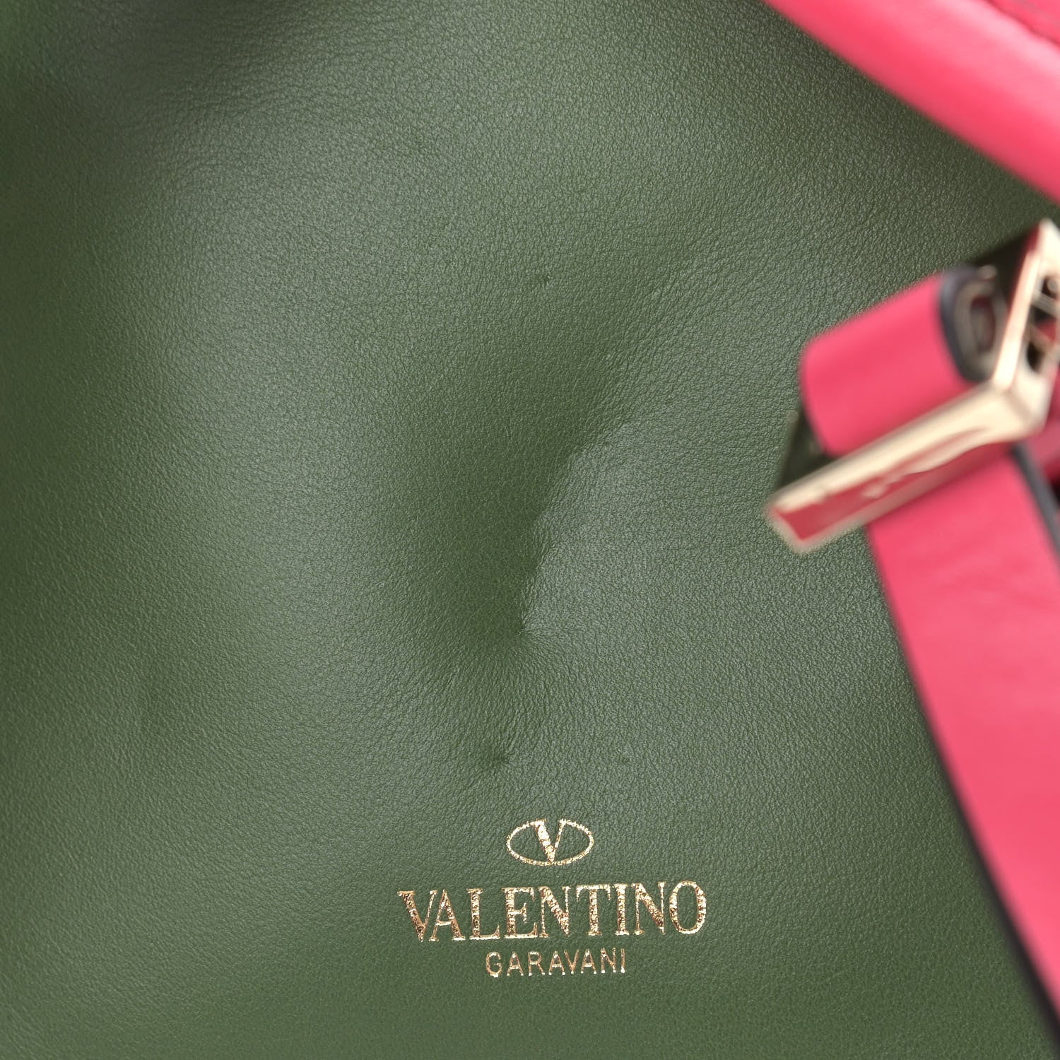 Valentino Garavani Calfskin Colorblock Mini Rockstud Backpack Skin Sorbet Indaco Green Deep Fuxia 7 of 8