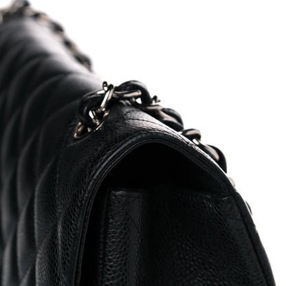 Chanel Caviar Quilted Maxi Single Flap Black 15 of 16