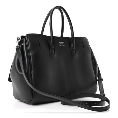 Balenciaga Smooth Calfskin Small Bel Air Carry All Bag Black 3 of 9