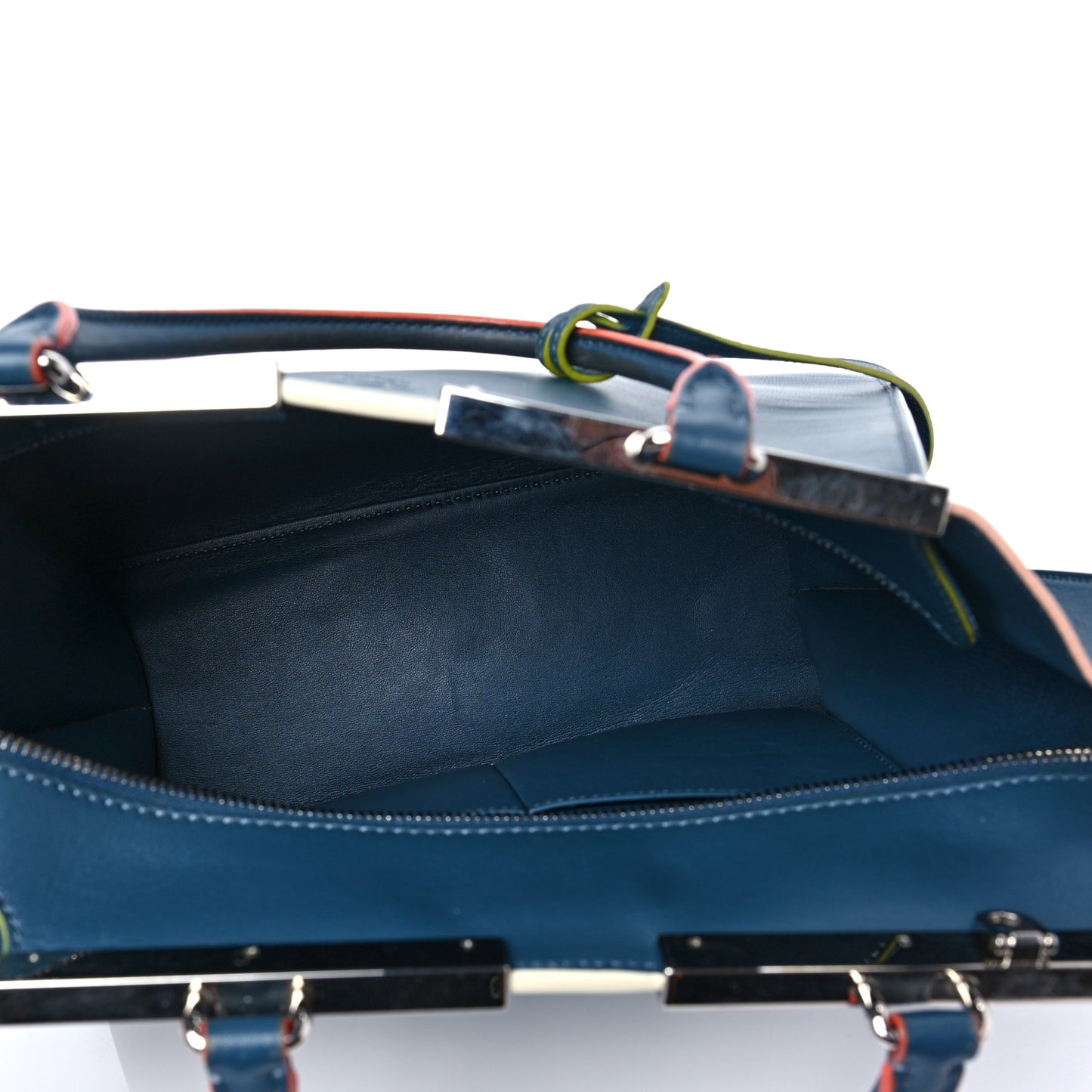 Vitello Dolce Century Petite 3Jours Tote Pavone