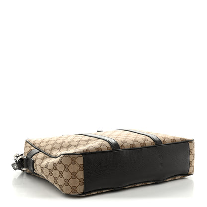 Gucci Monogram Briefcase Dark Brown 4 of 11