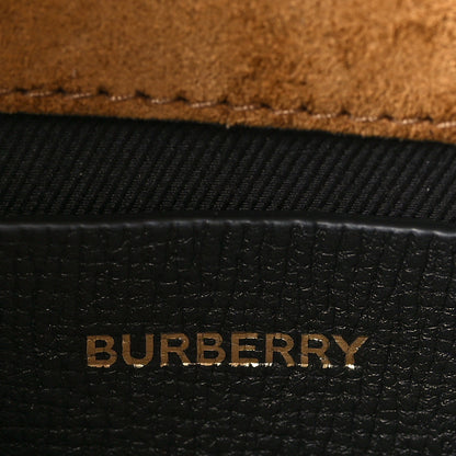 Burberry Derby Calfskin House Check Baby Macken Crossbody Bag Black 6 of 8