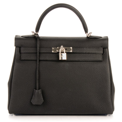 Hermes Togo Kelly Retourne 32 Black 1 of 28