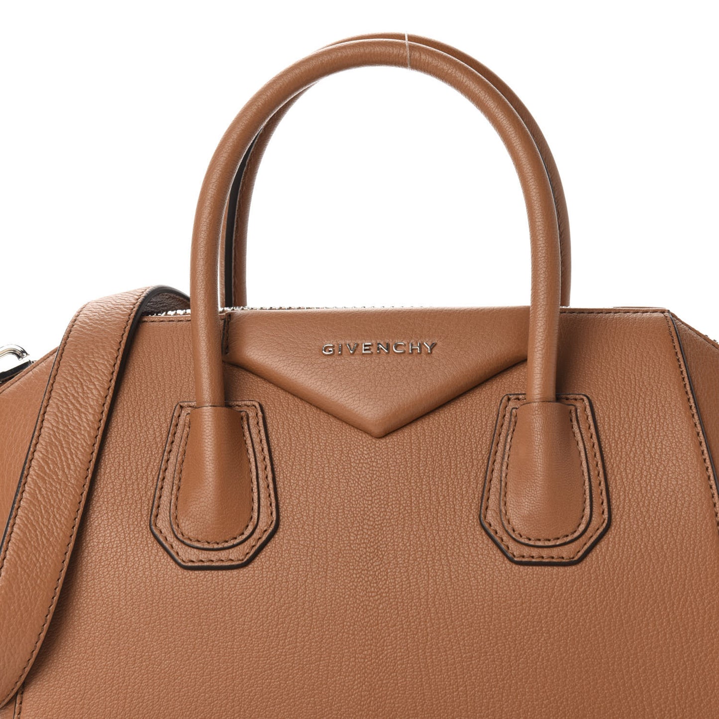 Sugar Goatskin Small Antigona Caramel
